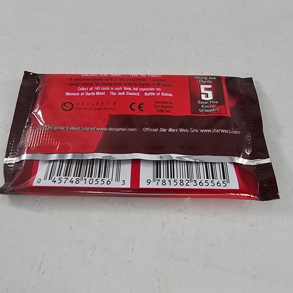 Star Wars Young Jedi Collectible Trading Card Game Pack Sealed - Picture 4 of 5